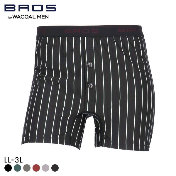BROS by WACOAL MEN fit trunks pinstripe (Sizes L-3L)(40GT4111LL3L)(Direct from Japan)1