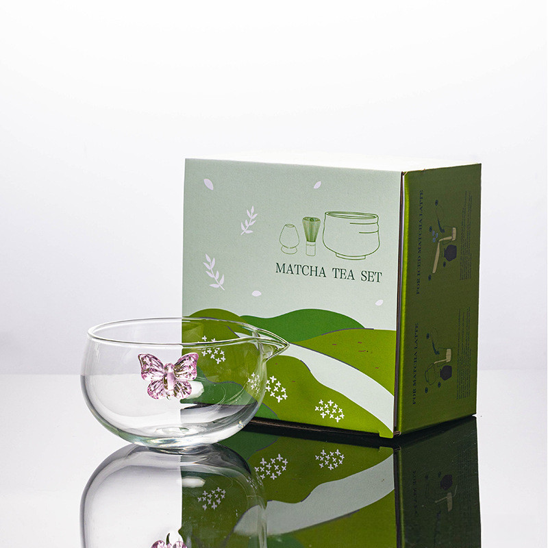 แก้วผีเสื้อมัทฉะ2ชิ้นชุดเครื่องปั่นมัทฉะชามชงด้วยปากชาปั่นยืน ไป๋เบนลี สแตนเลสกรองชากรองตะแกรงสไตล์ญี่ปุ่นชามชาปัดมือทํามัทฉะอุปกรณ์เครื่องมื - รูปที่ 4