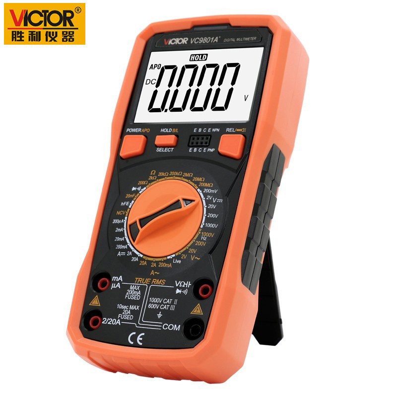 [] Victory Instrument VC981A+มัลติมิเตอร์แบบดิจิตอล ตัวเก็บประจุเหนี่ยวนําช่วงด้วยตนเองพร้อมการแก้ไข