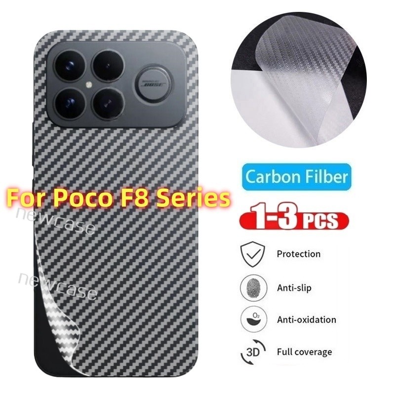 1-3 ชิ้น Matte กลับฟิล์มสําหรับ POCO F8 F7 Ultra Pro 5G 2025 PocoF8 F8Ultra F8Pro PocoF8Ultra PocoF7