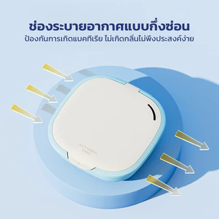 LOFTHOME กล่องใสรีเทนเนอร์ ฝาปิดแม่เหล็ก มาพร้อมกระจกในตัว ใช้งานสะดวกยิ่งขึ้น มีรูระบายน้ำ