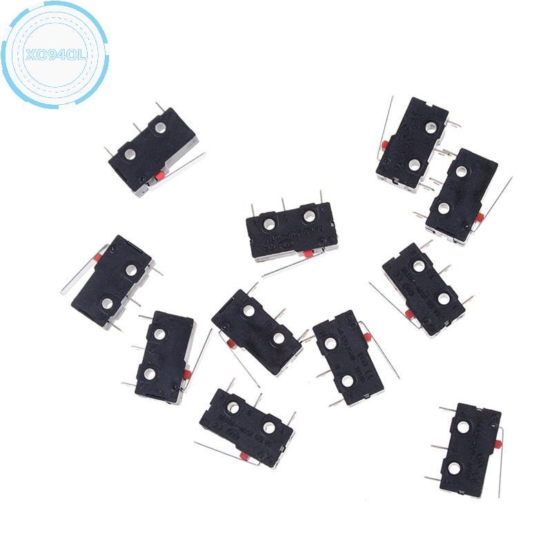 Xo94ol 10PCS Limit Switch 3 Pin N/O N/C 5A 250VAC KW11-3Z Micro Switch TH