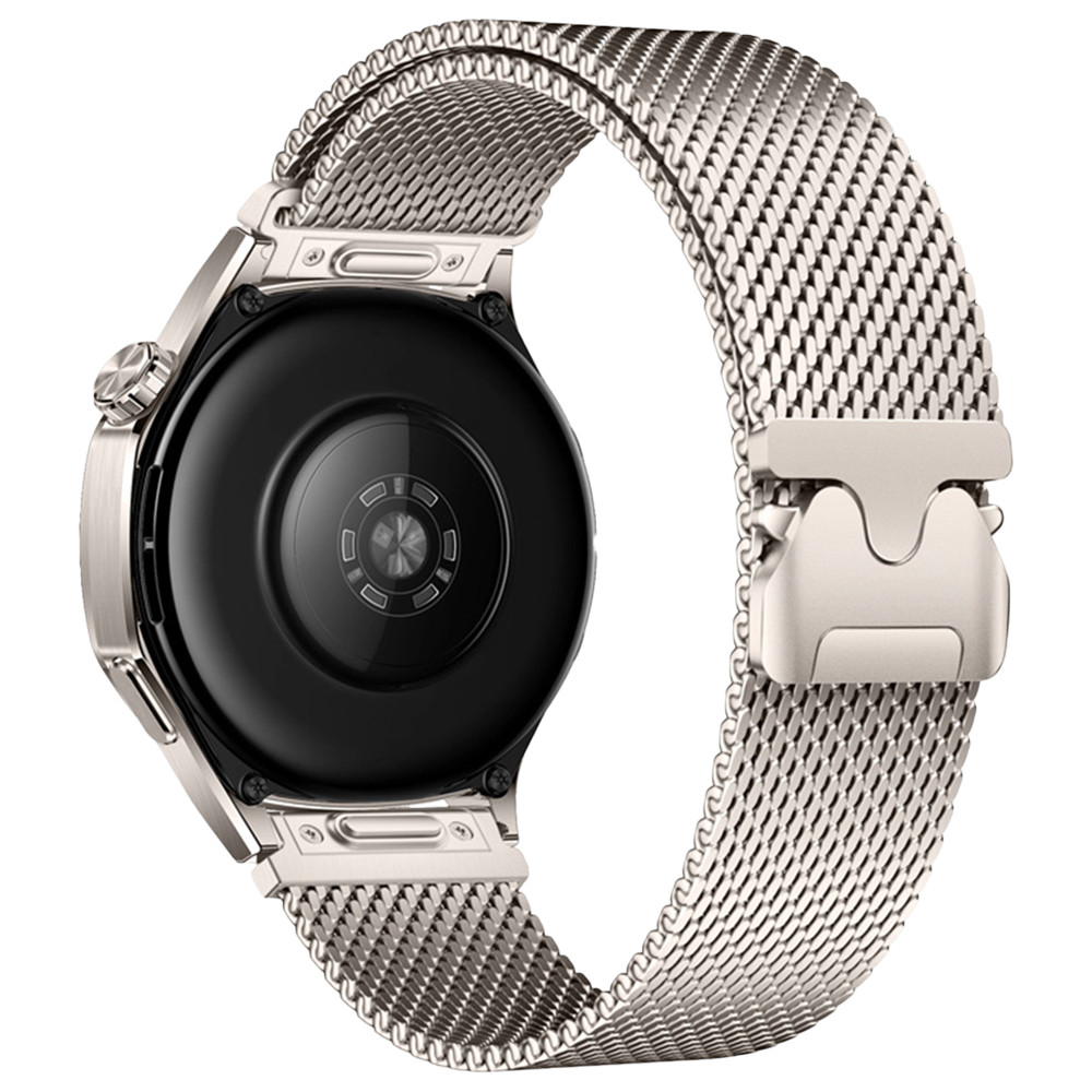 18 มม.20 มม.22 มม.สายคล้องคอสแตนเลสแม่เหล็กหัวเข็มขัดกด Quick Release Band สําหรับ Garmin Active 6 5