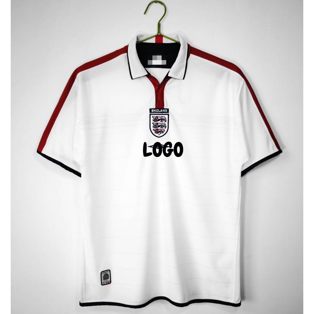 #E 04 Home Retro Soccer Jersey Football #Beckham #Rooney #Gerrard