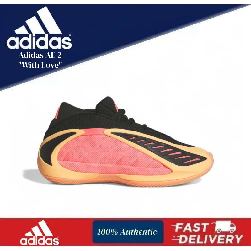 (ของแท้ 100%)Adidas AE 2 "With Love" รองเท้าบาส ระบายอากาศ กันลื่น กันกระแทก Basketball Shoes
