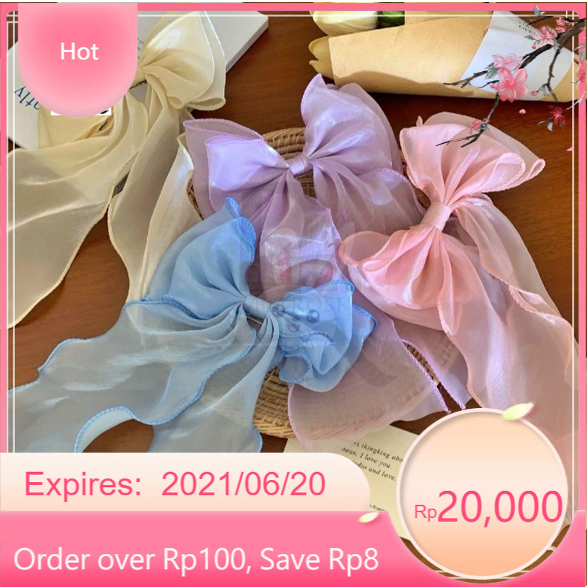 คลิป RIBBON ขนาดใหญ่สไตล์เกาหลี กิ๊บติดผม BIG RIBBON สําหรับเด็กผู้หญิง