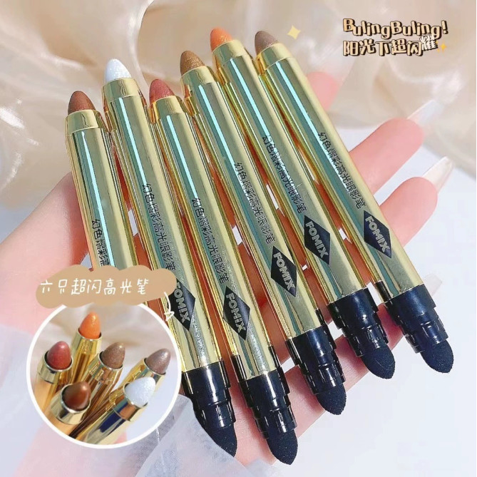 อายแชโดว์ F209 ปากกาดอลลี่อาย ตาหวานฉ่ำกลมโต พร้อมฟองน้ำ เมทัลลิก ติดทนนาน ประกายมุก