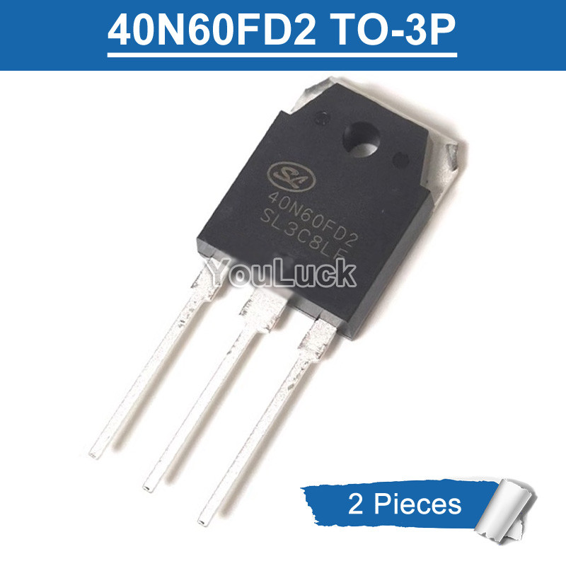 2pcs Original 40N60FD2 40N60 FD2 TO-3P SGT40N60FD2PN 40A/600V IGBT ทรานซิสเตอร์ใหม่