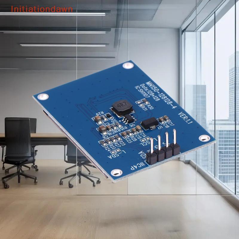 [Initiationdawn] โมดูลหน้าจอแสดงผล LCD OLED 1.5 นิ้ว 4 พิน IIC หน้าจอ LCD SH1107 อินเทอร์เฟซไดร์เวอร