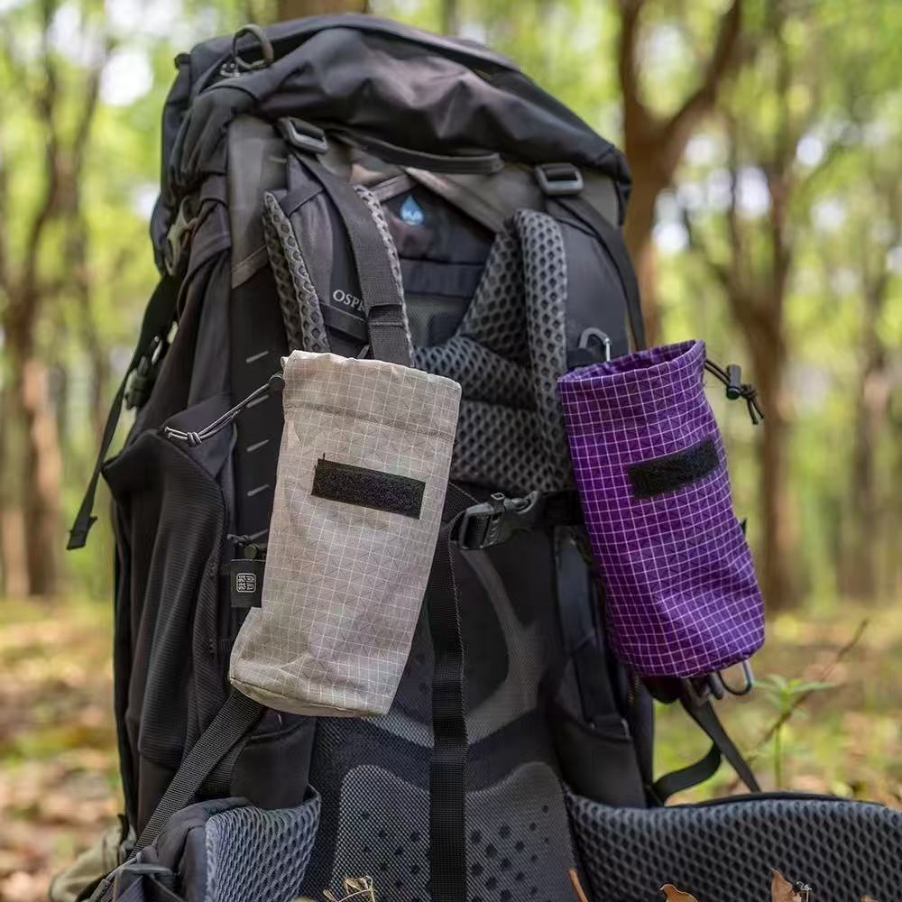 25g Dyneema กระเป๋าเป้สะพายหลังกระเป๋าภายนอกสายคล้องไหล่ขวดน้ําขยายที่วางแก้ว
