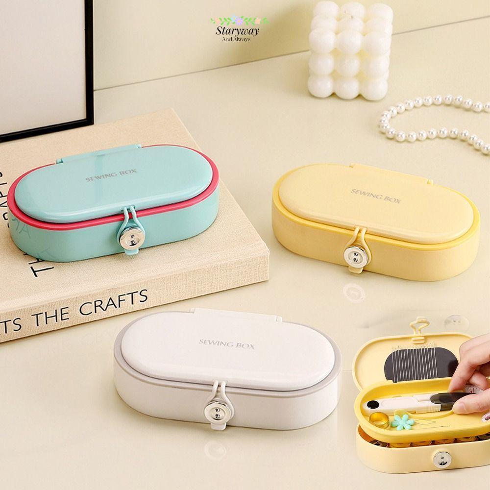 ชุดเย็บผ้า สตาร์ไซเวย์ พร้อมกล่องเย็บผ้า, ทําเอง เครื่องแต่งกายอุปกรณ์เย็บผ้าเข็มและด้ายชุด, แบบพกพามัลติฟังก์ชั่16ด้ายสีเย็บด้ายชุดสําหรับเย็บผ้านวม