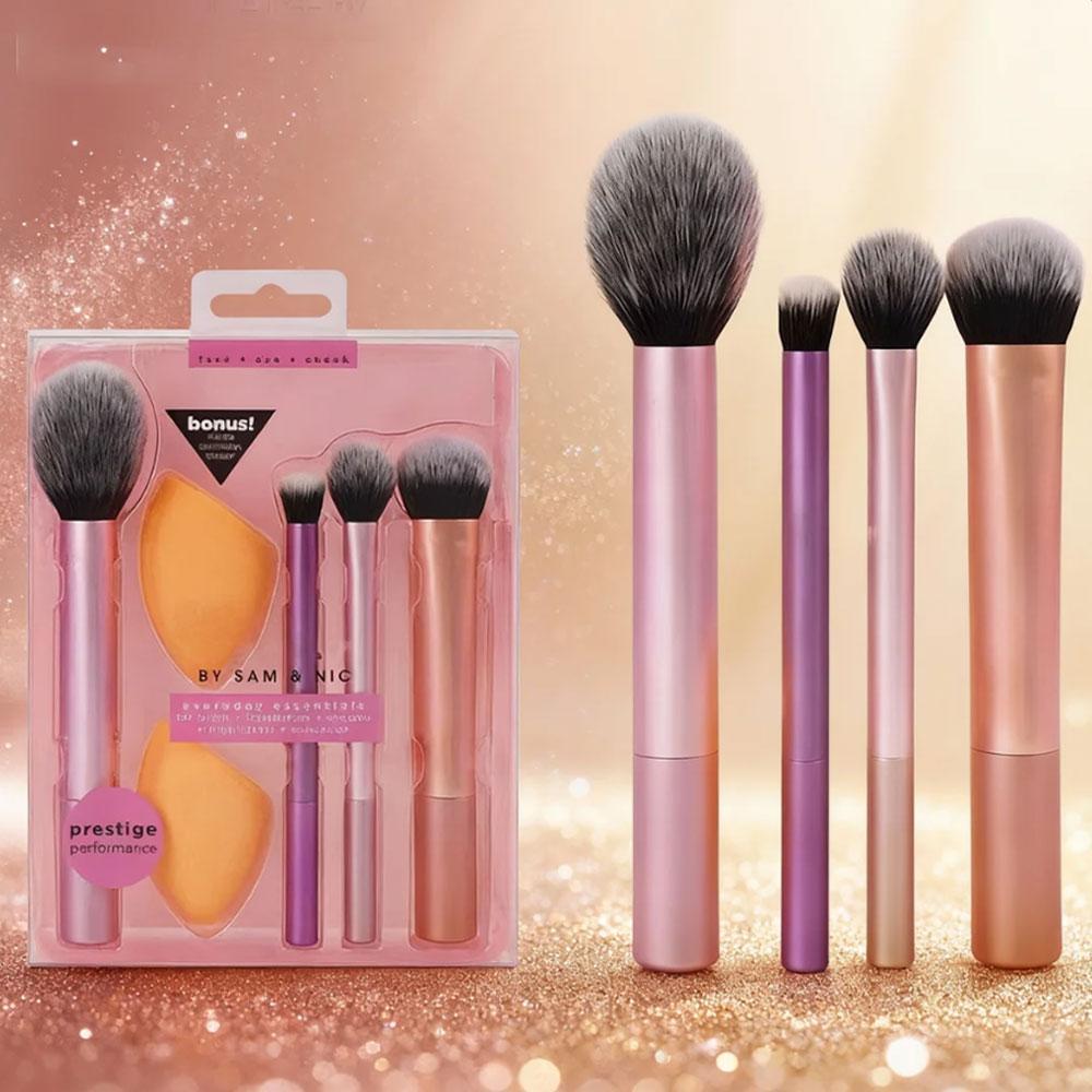 ไปวันไหนก็มั่นใจ!  เซ็ตแปรงพกพา Sam&Nic 4+2 ชิ้น นี้เอาอยู่ ทั้งแต่งงานทุกวันและวันสำคัญ