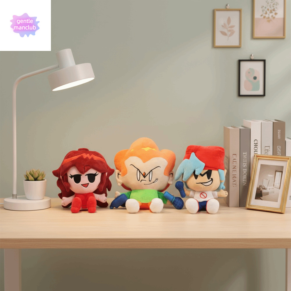 GENTLEMANCLUB Pico Darnell ของเล่นตุ๊กตา,ตุ๊กตาสัตว์นุ่ม FNF Nene ของเล่นตุ๊กตา, Kawaii สีสันการ์ตูน