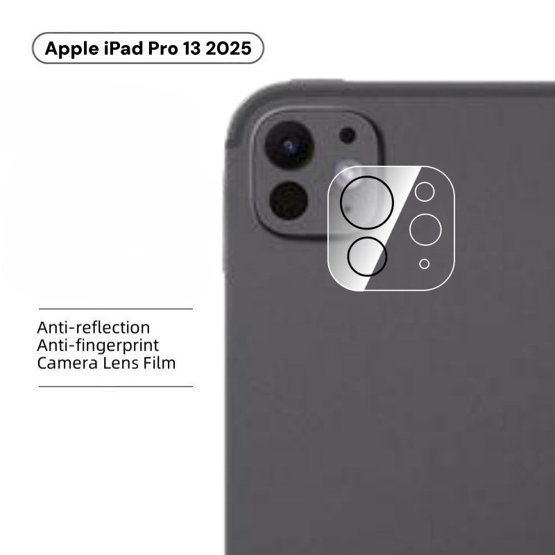 กล้องด้านหลังกระจกนิรภัยสําหรับiPad Pro 11/13 นิ้วM4 M5 2024/2025 Pro11 12.9 2022 เลนส์ด้านหลังHD Clear Protectorฟิล์มแก้วแท็บเล็ตอุปกรณ์เสริม