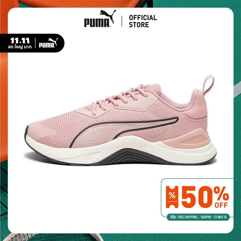 PUMA TRAINING - รองเท้าออกกำลังกายผู้หญิง Infusion Premium สีชมพู - 37878403