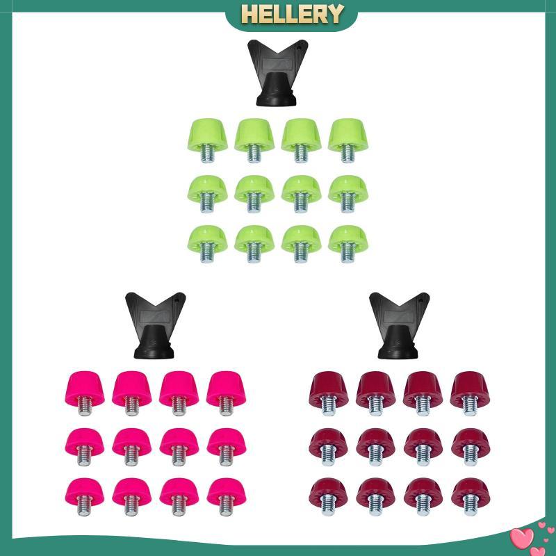 [HelleryTH] ชุดปุ่ม 12 ชิ้นสำหรับรองเท้าฟุตบอลและรักบี้ สำหรับกีฬาทั้งกลางแจ้งและในร่ม