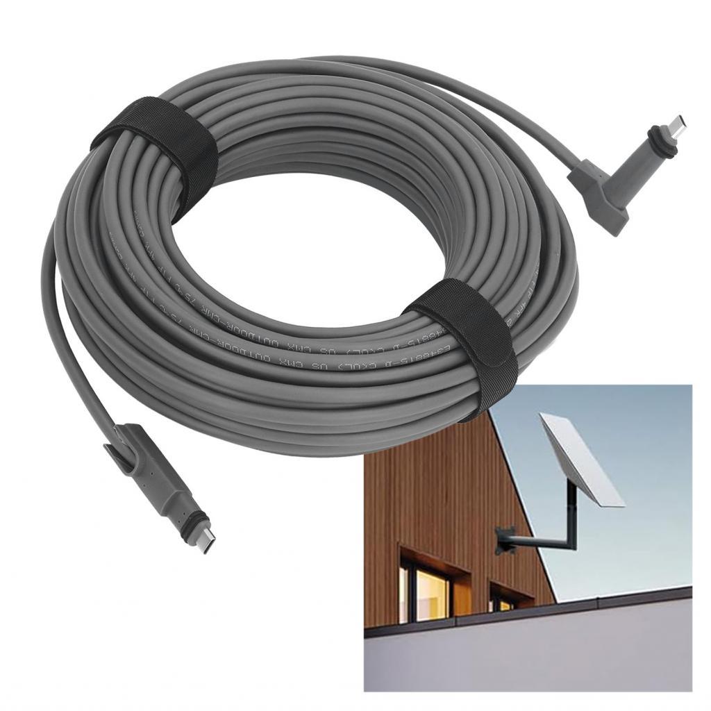 สาย Ropa888 75FT สําหรับดาวเทียมสี่เหลี่ยม V2 เปลี่ยน IP68 รองรับ 1200M Protocol 24AWG ข้อมูลทองแดง