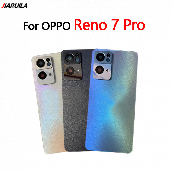 สําหรับ OPPO Reno 7 Pro กระจกฝาหลังแบตเตอรี่กรณีอะไหล่ซ่อม