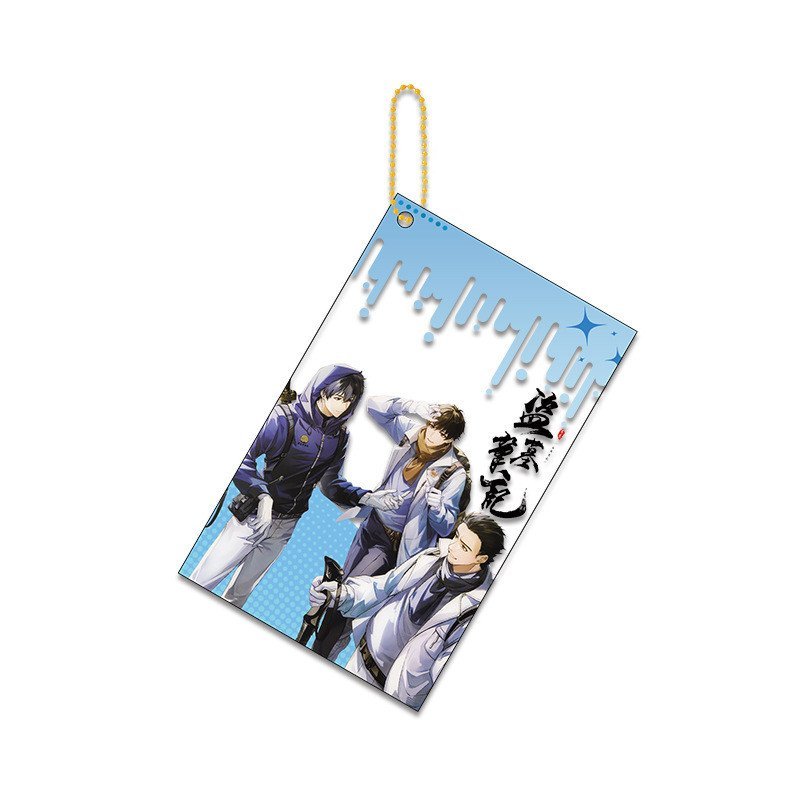 Tomb Raiders Notes Yihetang Linkage การ์ดโปร่งใสลูกปัดหัวเข็มขัดสองด้าน Interlayer สองมิติเกมจี้อะคร