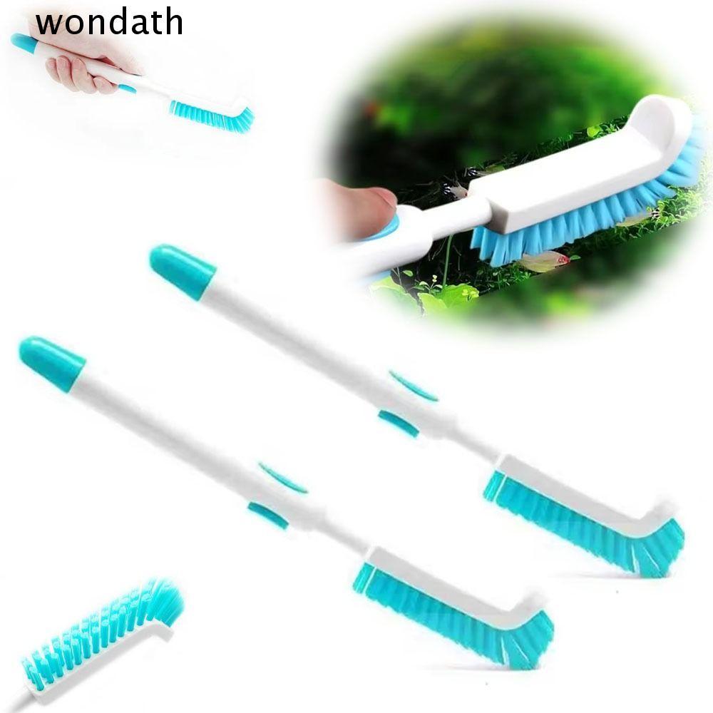 WONDA แปรงทําความสะอาดสาหร่ายตู้ปลา, ขจัดตะกรันไม่มีมุมตายแปรงตู้ปลา, ทนทาน 33 ซม.หดไนลอนถังปลาทําความสะอาดสิ่งประดิษฐ์เครื่องมือทําความสะอาดคราบ