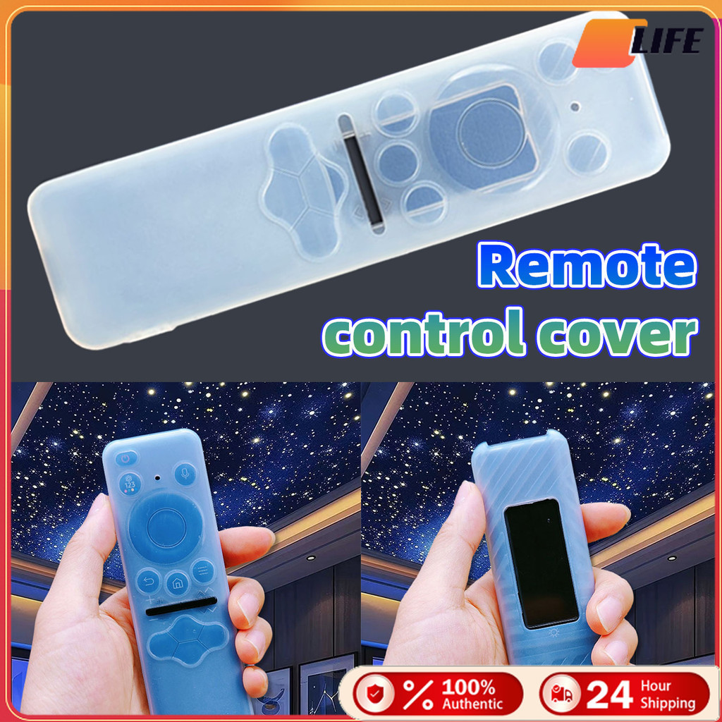 เก็บปลายทาง！เคสรีโมตคอนโทรลsamsung BN59-01455K ปลอกซิลิโคน สําหรับรีโมททีวีsamsung สีใส
