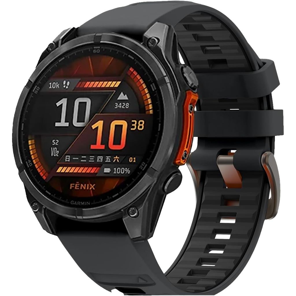 26 มม.Quickfit สายนาฬิกาใช้งานร่วมกับ Garmin Epix Pro/Fenix 8 AMOLED 51 มม./Fenix 7X/7X Pro/6X/6X Pr