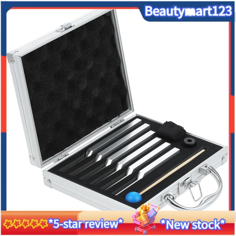 ส้อมปรับBM6 ชิ้น (UT 369Hz, RE 417Hz, MI 528Hz, SOL 639HZ, FA741HZ, LA 8552HZ) อลูมิเนียมอัลลอยด์สีเ