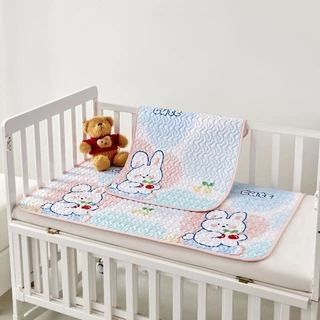 แผ่นรองฉี่เด็ก 50*70cm แผ่นรองฉี่ ผ้ายางรองฉี่ แผ่นรองซับที่นอน ผ้านุ่ม รูปแบบการ์ตูนน่ารัก