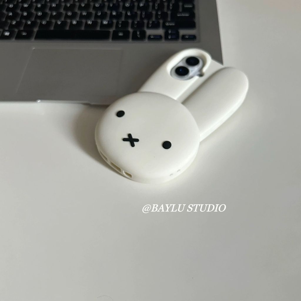 เกาหลีโบราณน่ารัก Miffy Rabbitเจ้าหน้าที่ตํารวจ Tuzki สาวน่ารัก ins บล็อกเกอร์เฉพาะสําหรับเคส applei
