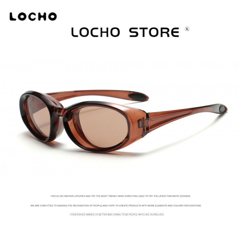 โลโช แว่นตาป้องกันรูปไข่สำหรับผู้ชายและผู้หญิง เหมาะสำหรับปั่นจักรยาน ตามเทรนด์ใหม่ๆ