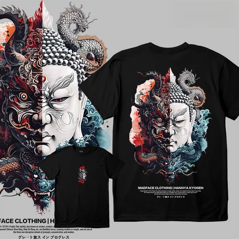 เสื้อยืดพิมพ์ลายซามูไรย้อนยุคญี่ปุ่น สไตล์ลำลอง ผ้าฝ้ายแท้ คอกลม แขนสั้น ยูนิเซ็กซ์ ไซส์ S-5XL