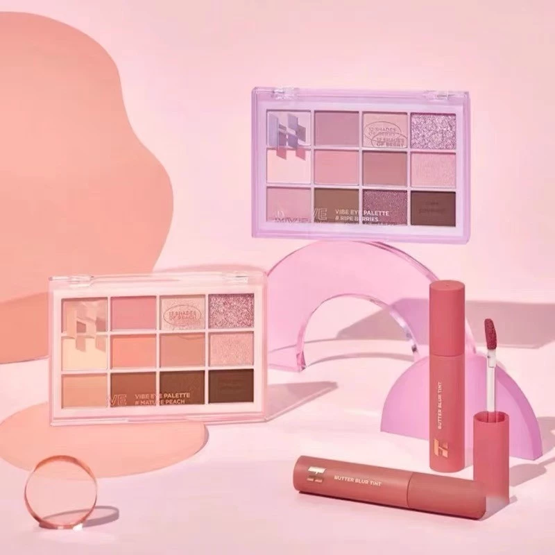 my-shop* LAMEILA พาเลทอายแชโดว์ เนื้อแมท ประกายชิมเมอร์ สีสวย ติดทน กันน้ำ 8 สี (มาพร้อมกับแปรงอายแชโดว์ฟรี)