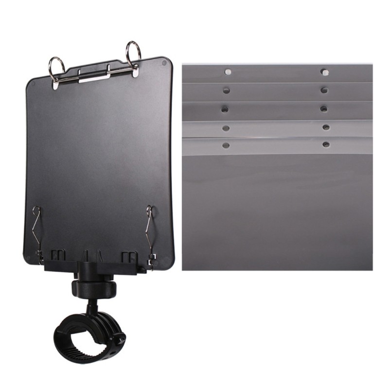 Musc Light weight Metal Sheet Music Stand Clamp สําหรับการแสดงใหม่กลางแจ้ง