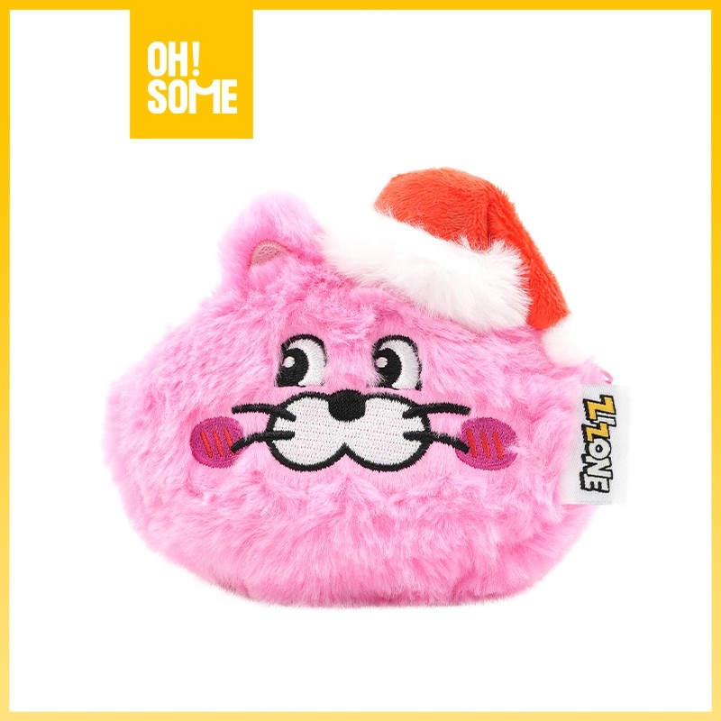 OHSOME x Zizone - กระเป๋าใส่เหรียญคริสต์มาส Zizone/ Dompet Siling Karakter Zizone สีสีชมพู