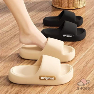 ZZ HOME01 รองเท้าแตะ สีแดง กันลื่น พื้นหนานุ่ม ใส่สบาย ทำควา…