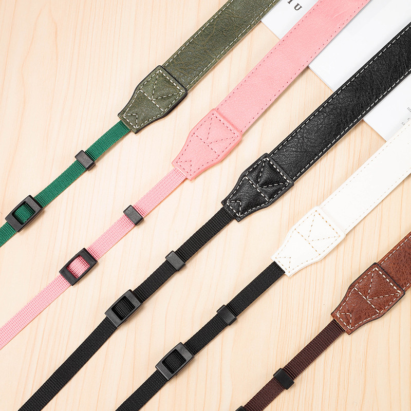 สมบัติคุณภาพเหมาะสําหรับ Fuji X100V XT30 XT4 EOSR Sony A73 กล้อง Mirrorless สายสะพายหนังแท้