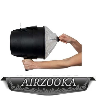 อเมริกันของแท้ของแท้ AIRZOOKA ของขวัญวันเด็ก Air Cannon Tricky Tricky ตลกเทคโนโลยี Creative Vent ของเล่น