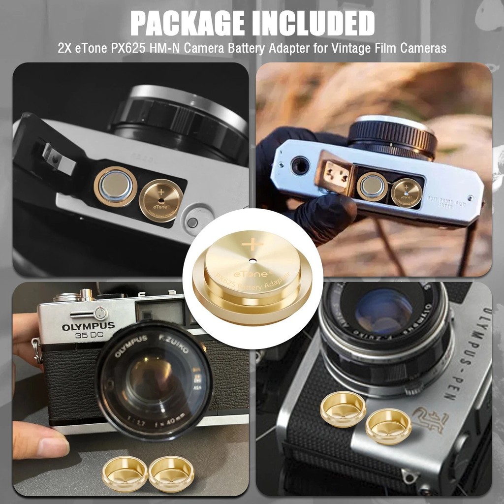 ETone PX625 อะแดปเตอร์แปลงแบตเตอรี่สําหรับกล้องฟิล์ม EF TXdjY