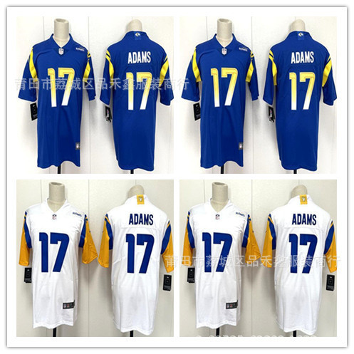 เสื้อรักบี้ผู้ชาย NFL Los Angeles Rams #Adams ปี 2025 พร้อมส่ง!