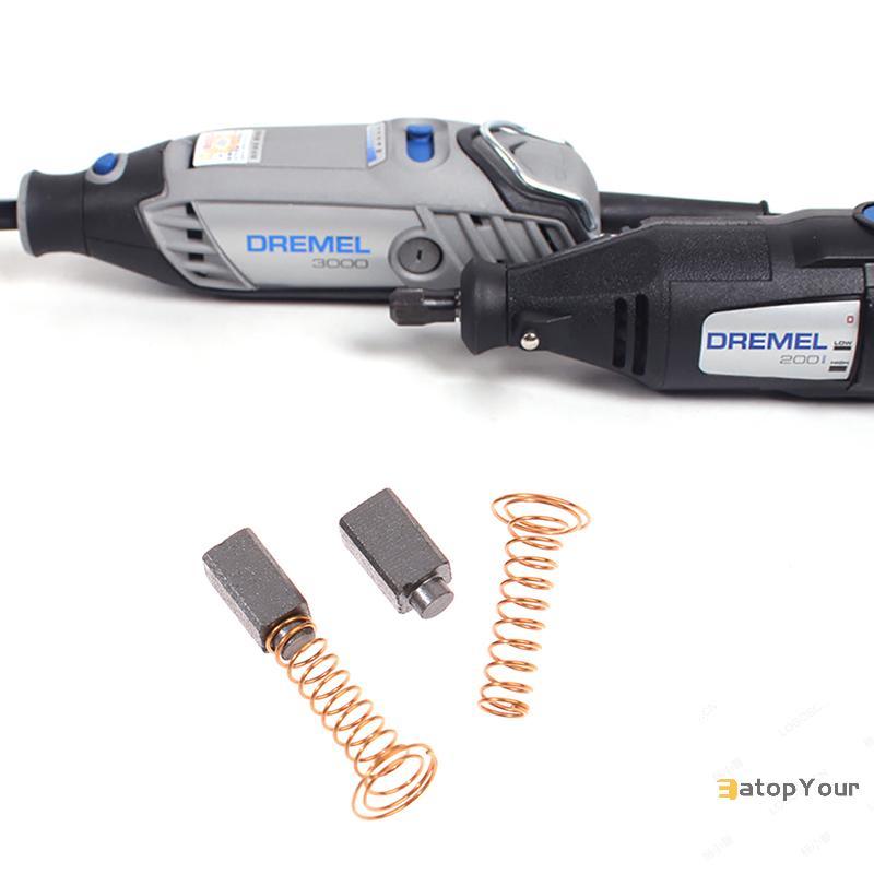 EatopYour 2 ชิ้นคาร์บอนแปรงมอเตอร์สําหรับ Dremel 3000 200 สําหรับมอเตอร์โรตารี่ไฟฟ้าเครื่องมือแปรงซ่