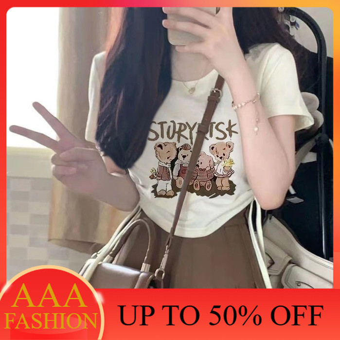 AAA FASHION Crop Sirut Story RIB (LD 88, PJ 43)