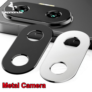 Poco F7 ตัวป้องกันกล้อง Hollow Out แหวนเลนส์โลหะ PocoF7 สีดํ…