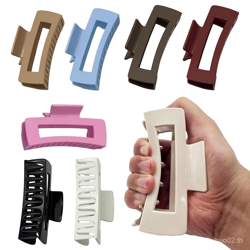 7 Pcs Medium Bendable Silicone Hair Claw Clips Cozy Flexible Cloud Barrettes with Gentle Strong Hold