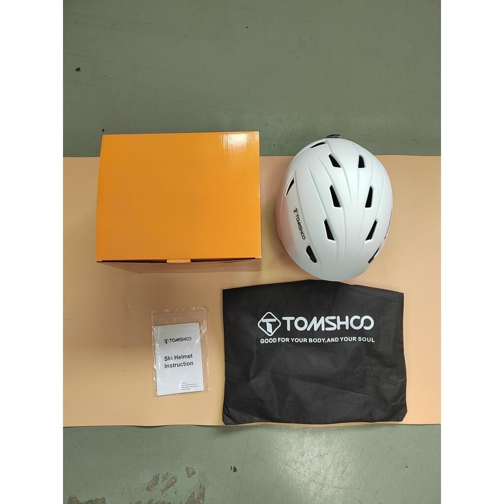 Ski Helmet with Removable Goggles Inner Lining and Ear Pads Lightweight Snowboard Helmet for Men and