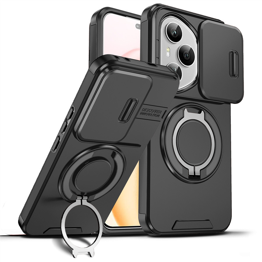 เคสโทรศัพท์แบบตั้งแม่เหล็ก Honor 400 Pro 400 200 Lite Smart 5G X9C X6C X7C X7d X9a X9B X9d 600 Lite Smart เคสกันกระแทกแบบสไลด์ป้องกันกล้อง
