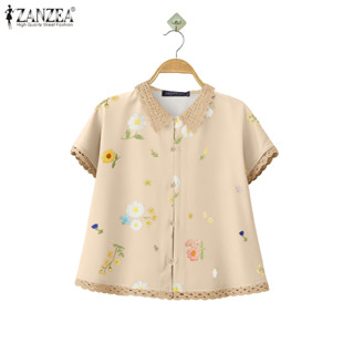 Zanzea เสื้อผู้หญิงสไตล์เกาหลี แขน Raglan มีการตัดเย็บแบบลูก…