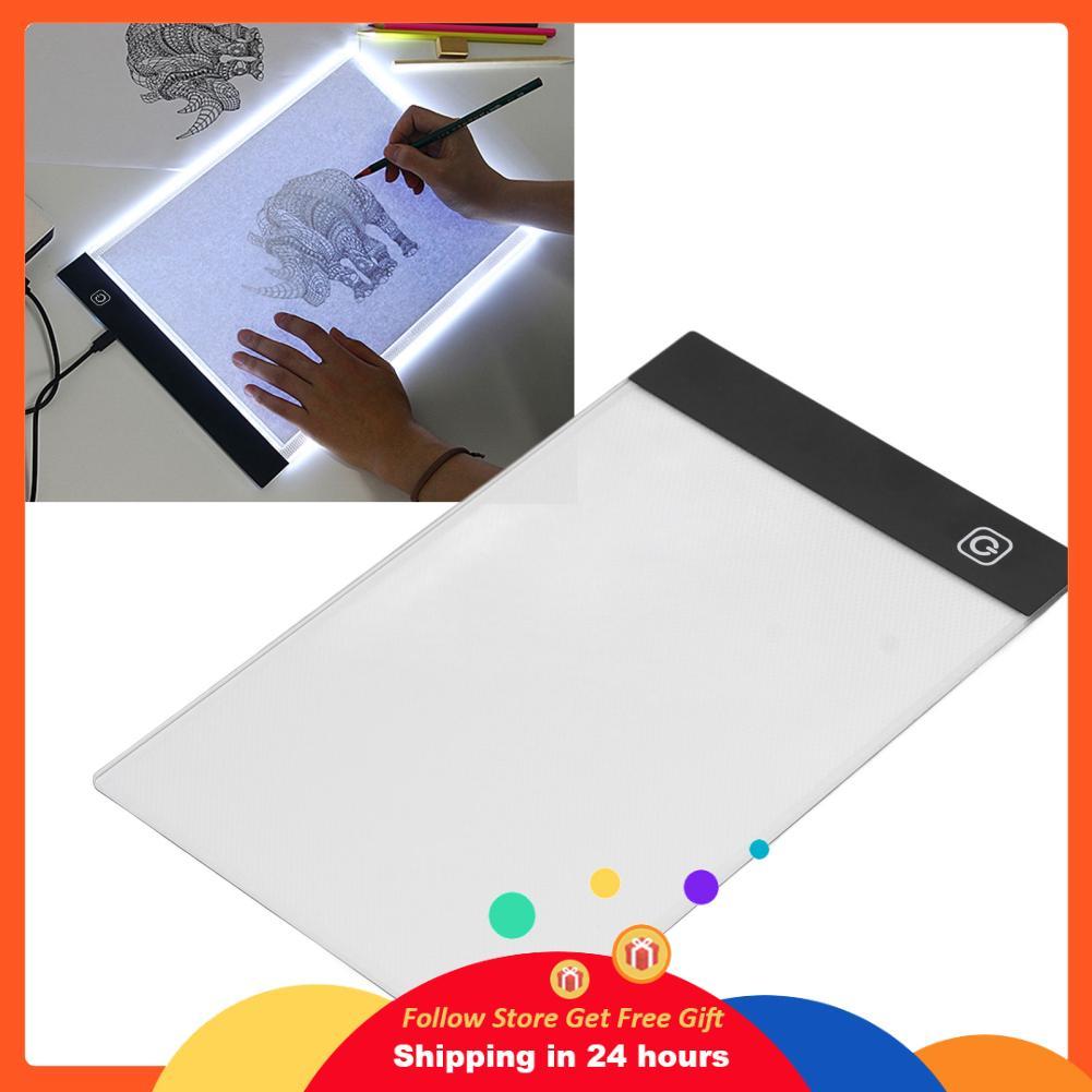 Supergoodsales Supergoodsales A5 Tracing Light Box 3 ระดับ Dimming Touch Sensor LED Drawing Copy Boa