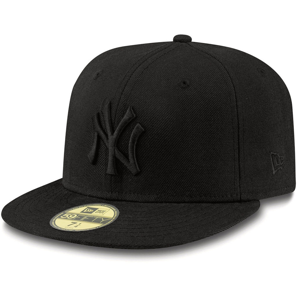 หมวกเบสบอล New York Yankees New Era 59Fifty MLB Black/Black