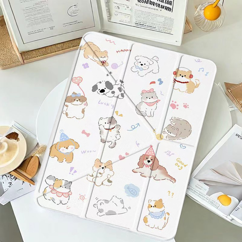 Gen11 เคส ไอแพคไม่มีช่องใส่ปากกาFor Air4/5/6/7 10.9 gen7/8/9 10.2 gen11/gen10 Y-shaped iPad Gen11A16