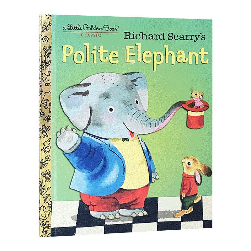 หนังสือต้นฉบับภาษาอังกฤษ Richard Scarrys Polite Elephant Richard Scarrys Polite Elephant